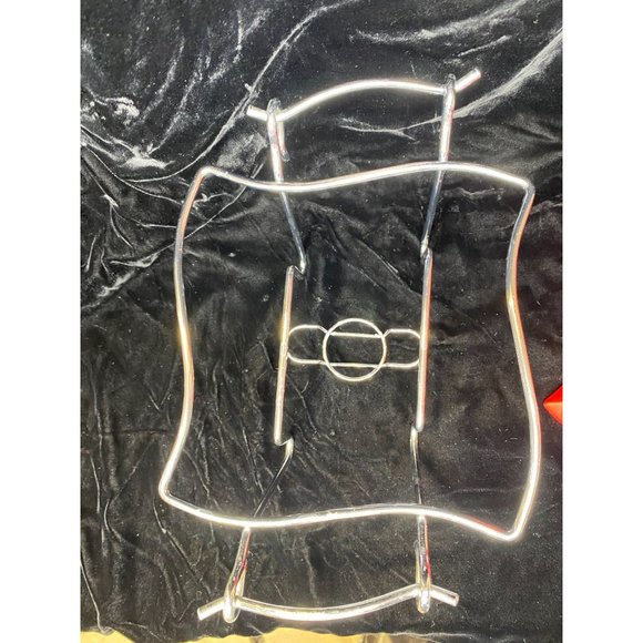 Siena by Godinger Red Ceramic Covered Chafing Dish w/Metal Warming Stand - Picture 8 of 13